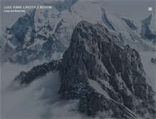 Tablet Screenshot of luxefibre.com
